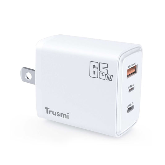PD65W A+C+L (supports L TO C charging) charger (US), white