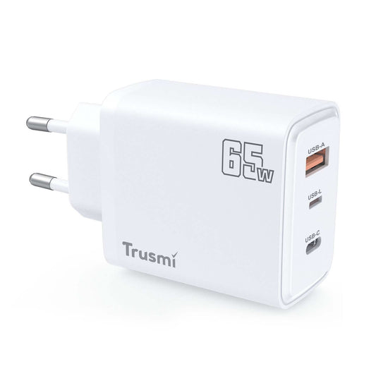 PD65W A+C+L (supports L TO C charging) charger (EU), white