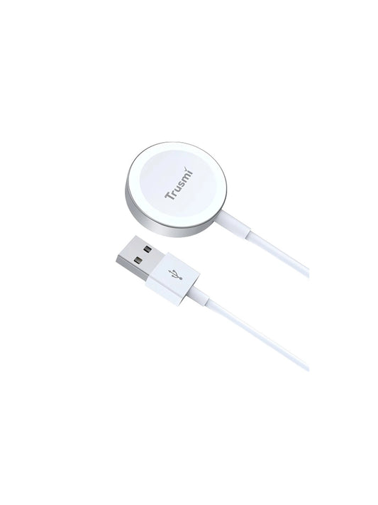 iP 2.5W USB-A Magnetic Wireless Charger for iWatch White 1M