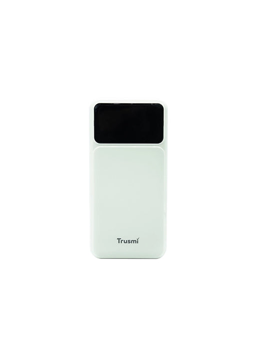 PD22.5W 10000mAh 1C1A Digital Display Power Bank White