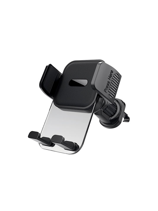 Clamping type Car Phone Holder Air Outlet Black