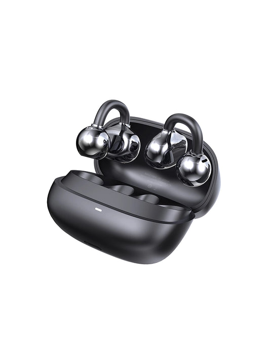 TRUSMI Next-Gen Bluetooth 6.0 Open-Ear Headphones - WS18-011 Clip-On Wireless Earbuds with 11mm Drivers & 48H Battery