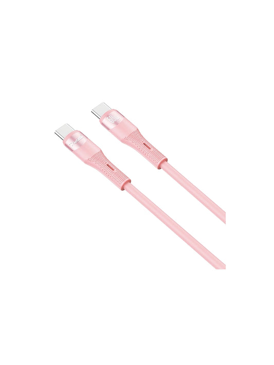 TRUSMI CloudSoft Silicone USB-C Cable, 100W/60W Fast Charging Cord, Tangle-Free for iPhone 16 17, MacBook, Samsung